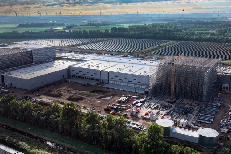 Photo of DC in Poland under construction